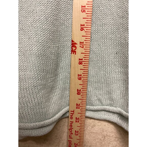 Anthropologie Moth Women's Sweater Linene Blend Mint Green Knit  Size Small - Picture 5 of 8